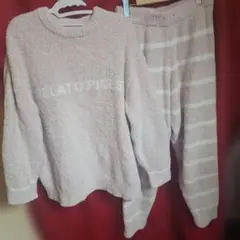 gelato pique　ジェラートピケ　ルームウェア　ピンク　ボーダー