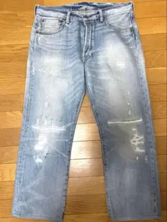 リーバイス501 リペア　ダメージ加工　古着
