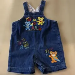 ミキハウス　ロンパース　オーバーオール　90