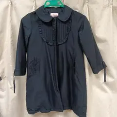 motherways ネイビー フリルコート