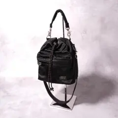 人気＆美品✨️PORTER バルーンサックS 黒 巾着 2WAY