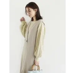 【美品】 chocol raffine robe ポンチジャンパードレスのサムネイル