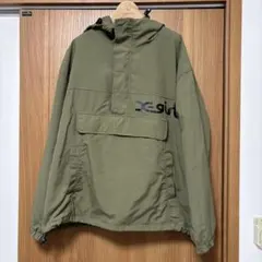 x-girl ナイロンジャケット オリーブ色