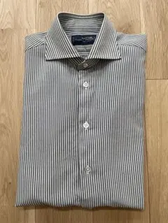 Maker's Shirt 鎌倉 ウォッシャブルウール ストライプシャツのサムネイル
