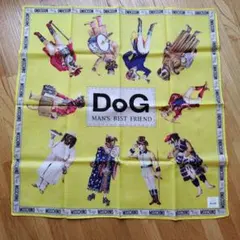 MOSCHINO 犬イラスト ハンカチのサムネイル