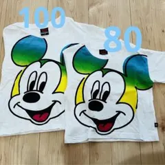 ディズニーランド　お揃い　Tシャツ　キッズ　100 80
