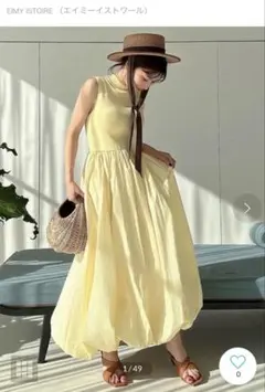 Leila様専用 evam eva タックロングワンピース - メルカリ