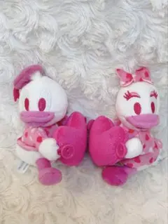 新品　ぬいぐるみチャーム ドナルド＆デイジー　セット