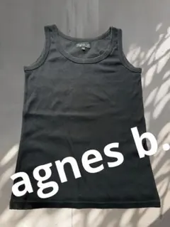 美品　アニエスベー タンクトップ T2 ブラック agnes b. 日本製のサムネイル
