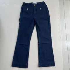 ZARA ブーツカットデニム ダークブルー