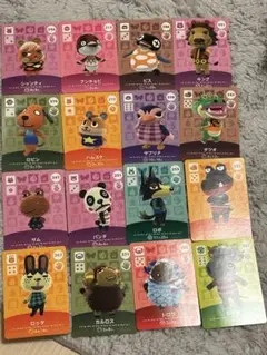 amiiboカード　　住民 １６枚セット