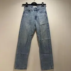 【美品】UNIQLO ストレートジーンズ BLUE 21