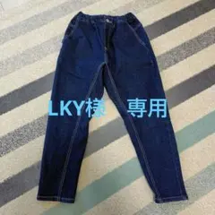 ブランシェス　ガーデナーテーパードデニムパンツ140