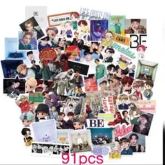 BTS 【 BE 】PVC ステッカー シール 91pcs