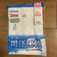 GUNZE メンズ半袖丸首シャツ　Ｍサイズ　１枚のみ