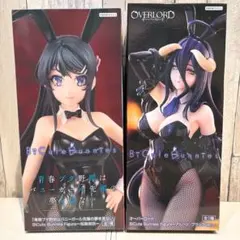 オーバーロード『アルベド』青ブタ 『桜島麻衣』バニーフィギュア2体セット⭐︎