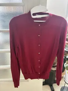 IÉNA 100%ウール 長袖カーディガン