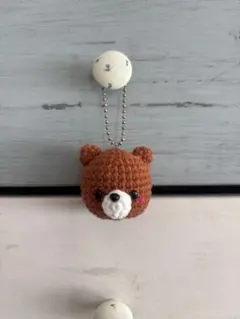 あみぐるみ キーホルダー くま