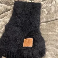 LOEWE ロエベ　マフラー　スカーフ　黒