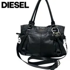 DIESEL ディーゼル 2way レザーバッグ ショルダーバッグ y2k