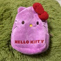 ハローキティ リュック型ポーチ　カラビナ付き
