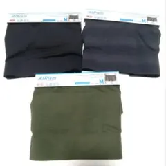 UNIQLO AIRism シームレス ボクサーブリーフ 3枚 (М) 前とじ