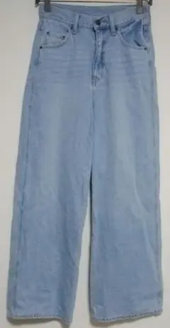 ライトブルーブーツカットデニム wego standard