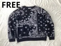 TYGHUS(タイガス) ボア切り替えクルーネックトレーナー