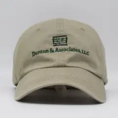 ダントン＆アソシエイツ 公認 会計士 事務所 企業 刺繍 ロゴ キャップ 古着