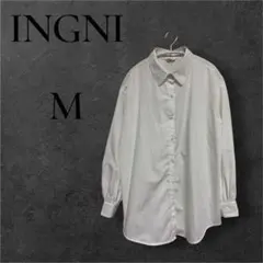 INGNI イング オーバーサイズ 白シャツ Mサイズ 万能 抜け感