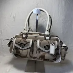 美品　オールドコーチ レガシー ハンドバッグ シグネチャー 6231