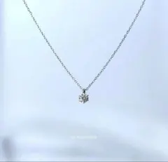 S【プロフ必読】様 リクエスト 一粒ダイヤ＊CZネックレス　サージカルステンレス