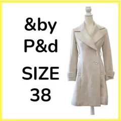 ＆by p&d アンドバイピンキーアンドダイアン 長袖 ミドルコートのサムネイル