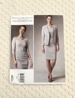 <希少>Vogue パターン V1389 DONNA KARAN サイズ4-12
