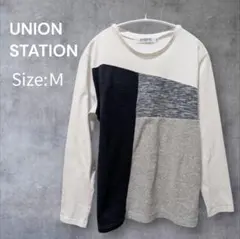 【UNION STATION】 パネルデザイン Tシャツ Mサイズのサムネイル