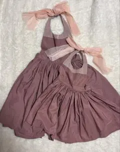 マールマール　姉妹おそろい⭐︎2着セット　くすみピンク