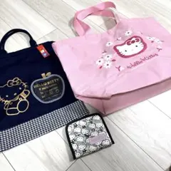 ハローキティ トートバッグと巾着バッグと財布セット✨✨✨