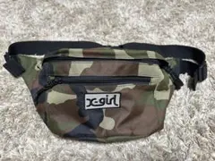 【超美品】x-girl エックスガール ボディバッグ 迷彩