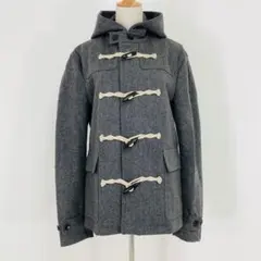 MEN'S MELROSE ウール90% ダッフルコート グレー メンズ