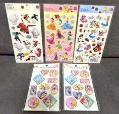 週末セール【人気】ダイソー　セリア　ディズニーシリーズ　シール　ウォーターシール
