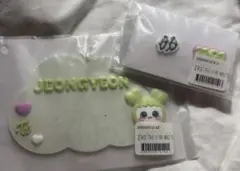 TWICE ジョンヨン　くじ　FCくじ　ステッカー　ラバーネームキーホルダー