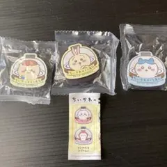 ちいかわ×くら寿司　うさぎ　ハチワレ　くりまんじゅう　マグネットシート