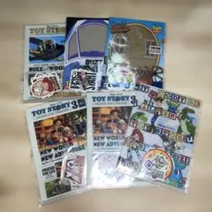 トイ・ストーリー 一番くじJ賞 クリアファイル シール セット 6個セット売り