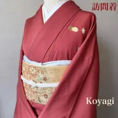 8178］訪問着 舞葉文様 刺繍 黒 正絹 着物 袷 - メルカリ