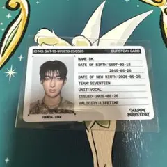 SEVENTEEN ドギョム　IDカード