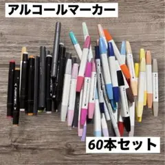限定セット‼️ アルコールマーカーセット 多色 60本入り 筆 絵 水彩 コピック