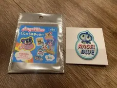 Angel Blue ししゅう　ステッカー　1枚入り