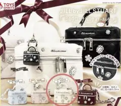 ゆん様専用ジルスチュアート　ミニブローチバニティキーホルダー　ホワイト、ワイン