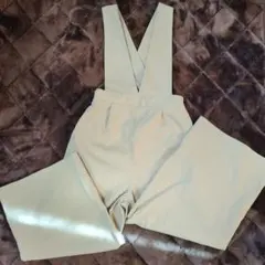 サロペット150cmベージュ色