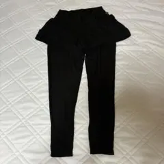 ATSUGI ブラックスカート付きレギンス